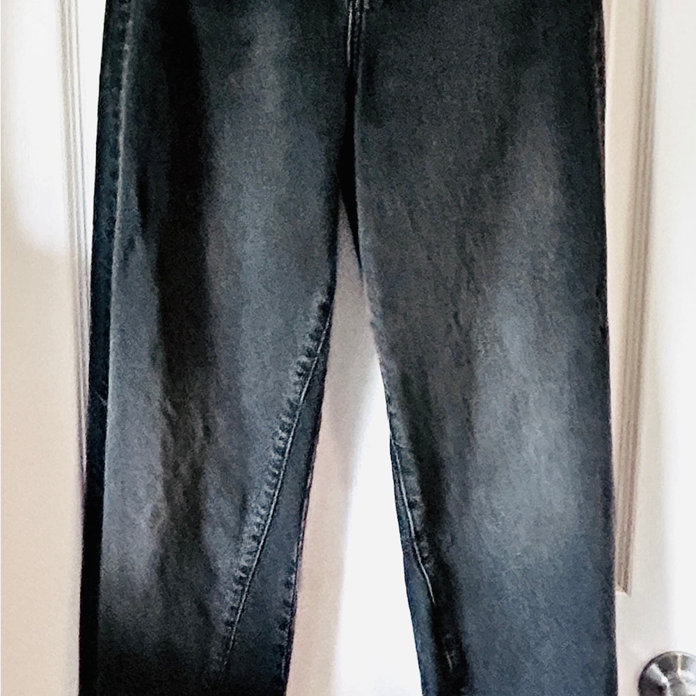 Express Black Wide Leg High Rise Jeans